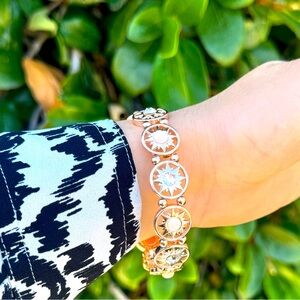 Bracelet 1pc Strachey Crystal Bracelet For Party Banquet Elegant